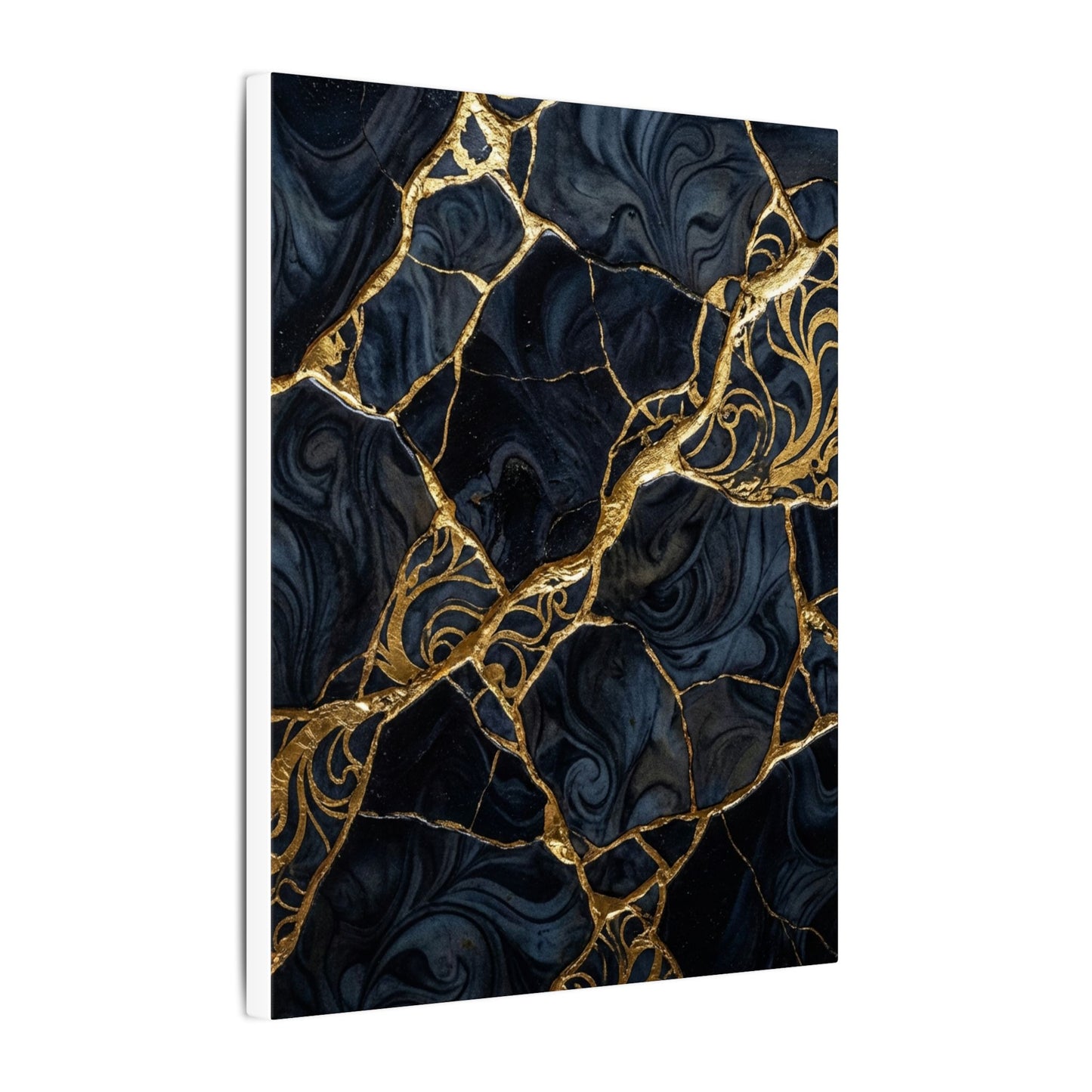 Kintsugi Gold Vein Canvas Art