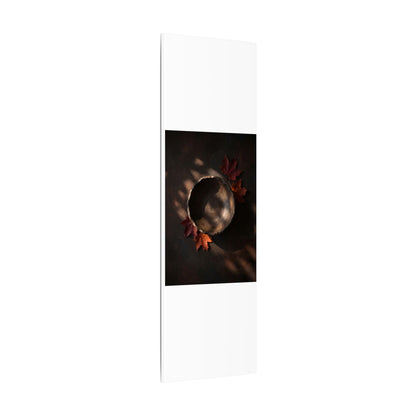 Ceramic Bowl Canvas Art | Autumn Dark Japandi Dark Texture Art