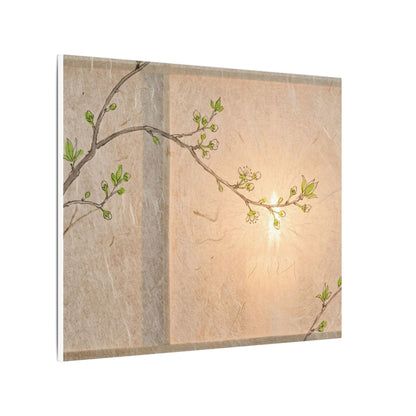 Shoji Screen Canvas Art | Spring Japandi Minimal Line Art