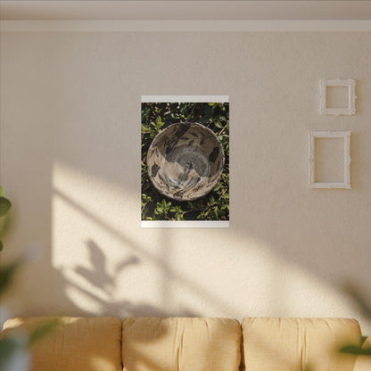 Elegant Ceramic Bowl Canvas Art - Japanese Pattern Japandi