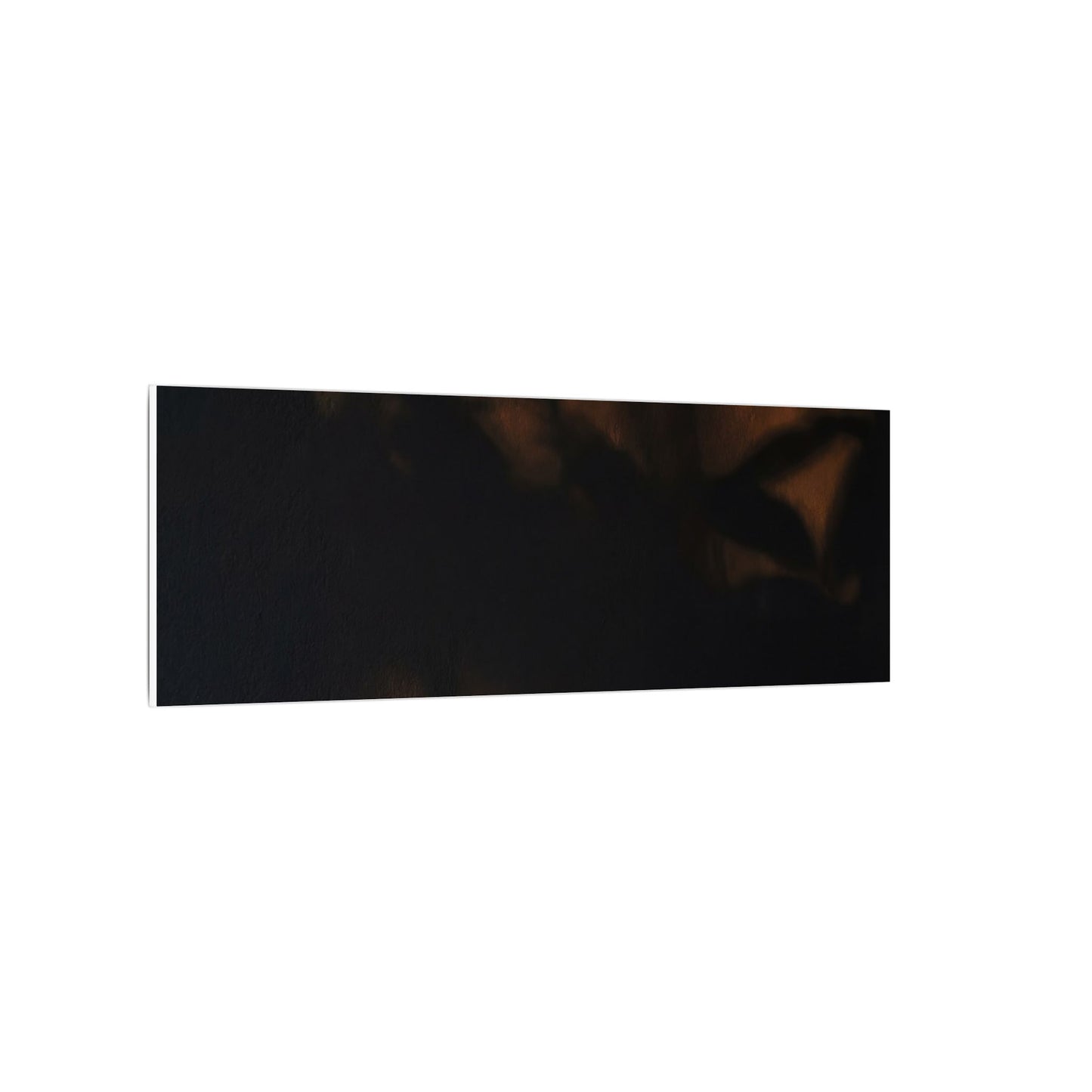 Shadow Play Summer Canvas Art | Dark Japandi Sophisticated Design