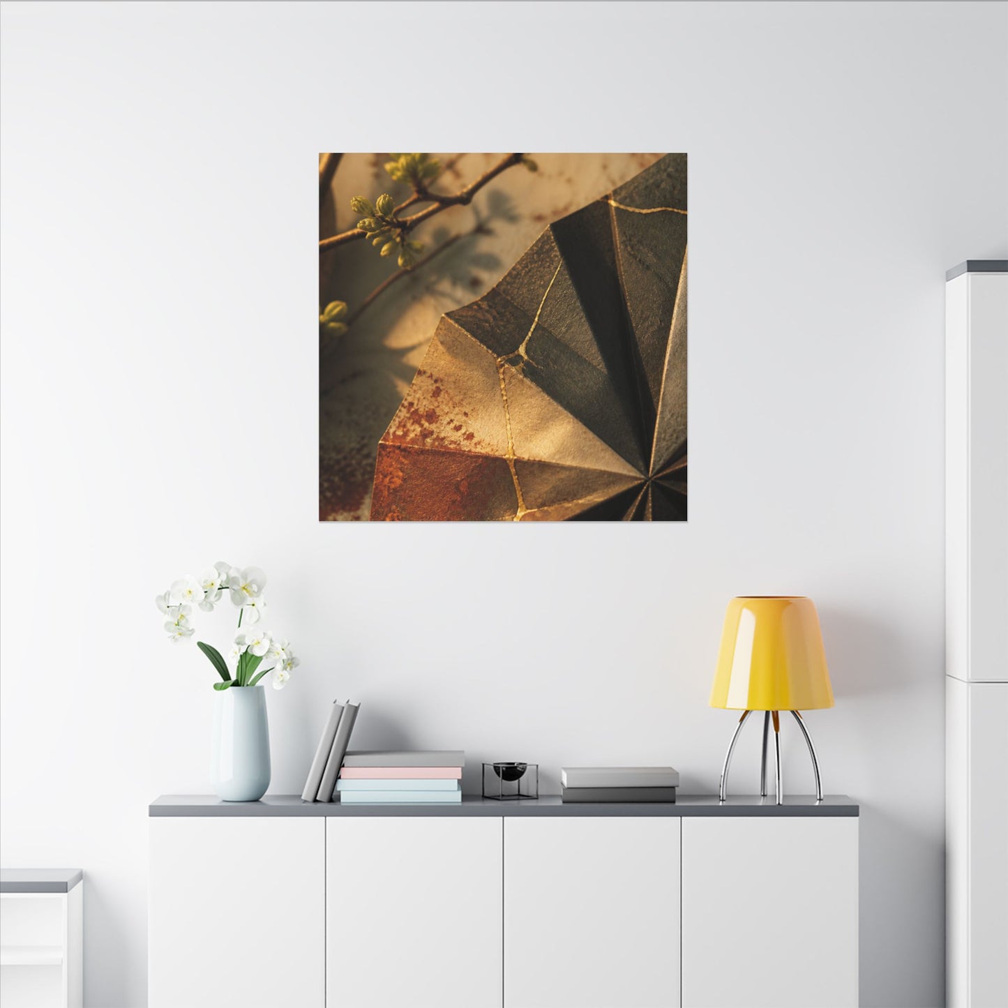 Ma Paper Fold Canvas Art - Kintsugi Broken Beauty