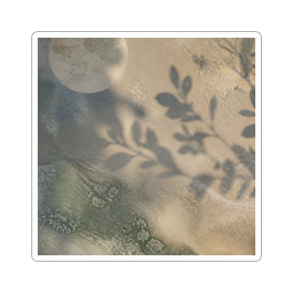 Neutral Shadow Play Sticker - Texture Japandi