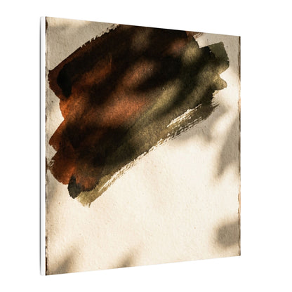 Ink Brushstroke Canvas Art | Summer Dark Japandi Moody Minimal Art