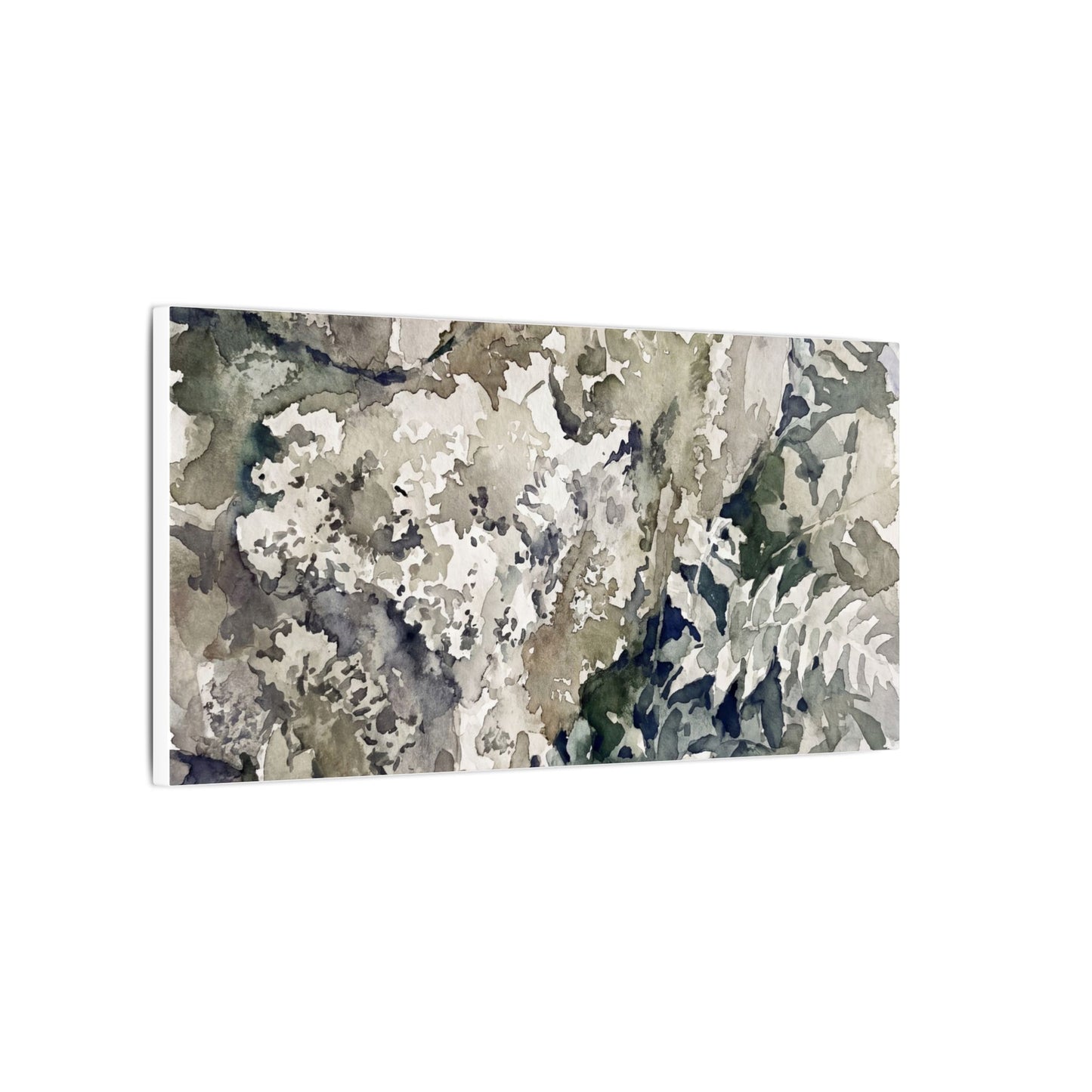 Stone Lantern Watercolor Canvas Art | Elegant Japandi Art