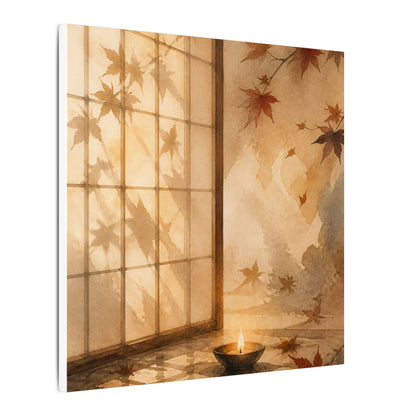 Candlelight Shoji Screen Canvas Art - Japandi Ma