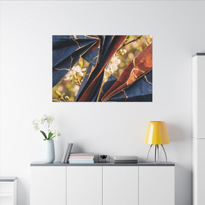 Spring Ceramic Bowl Watercolor Canvas Art | Warm Decor