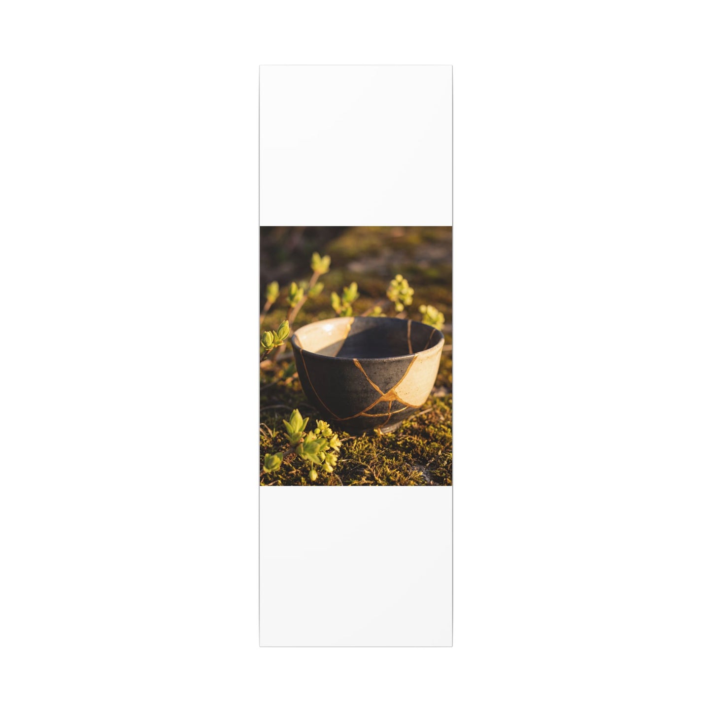 Seijaku Broken Pottery Canvas Art - Kintsugi Gold Repair
