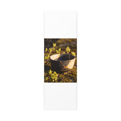 Seijaku Broken Pottery Canvas Art - Kintsugi Gold Repair