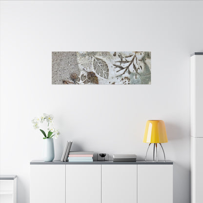 Ceramic Bowl Winter Canvas Art | Japandi Earthy Design