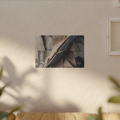 Paper Fold Canvas Art | Spring Japandi Japanese Pattern Art