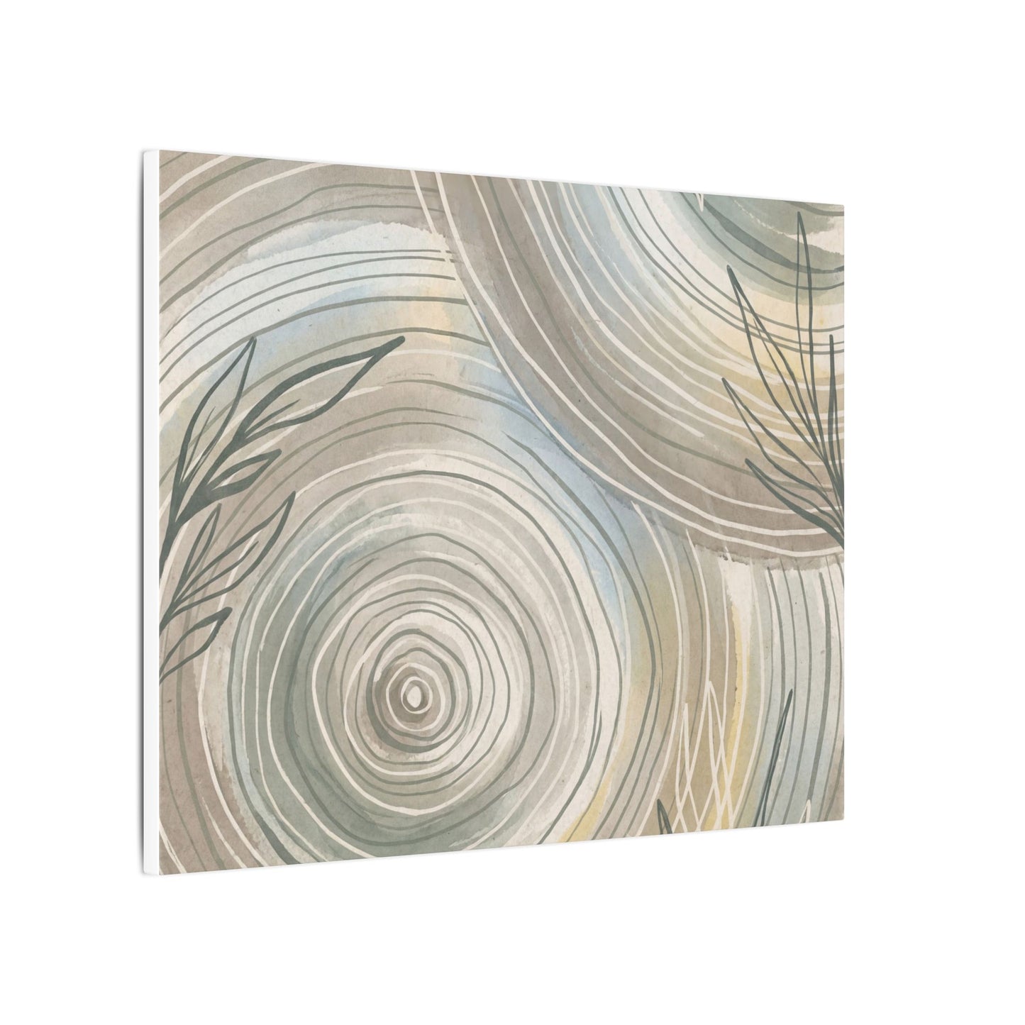 Kanso Water Ripple Canvas Art - Japandi Minimal Line