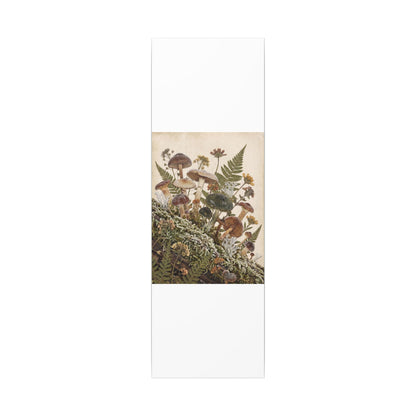 Winter Wild Mushrooms Herbarium Canvas Art | Enchanting Decor