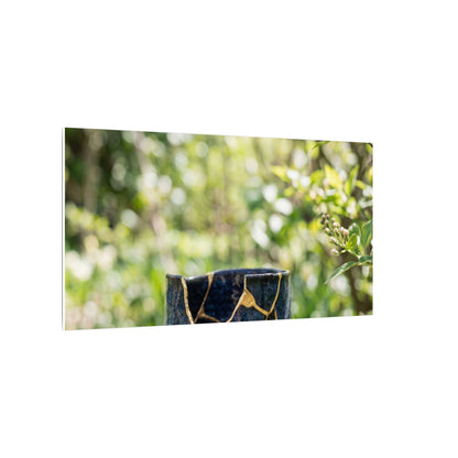Kintsugi Broken Pottery in Dappled | Broken Beauty Canvas Art