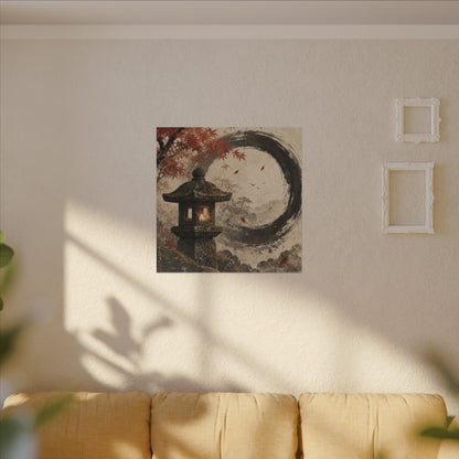 Ma Stone Lantern Canvas Art - Zen Enso
