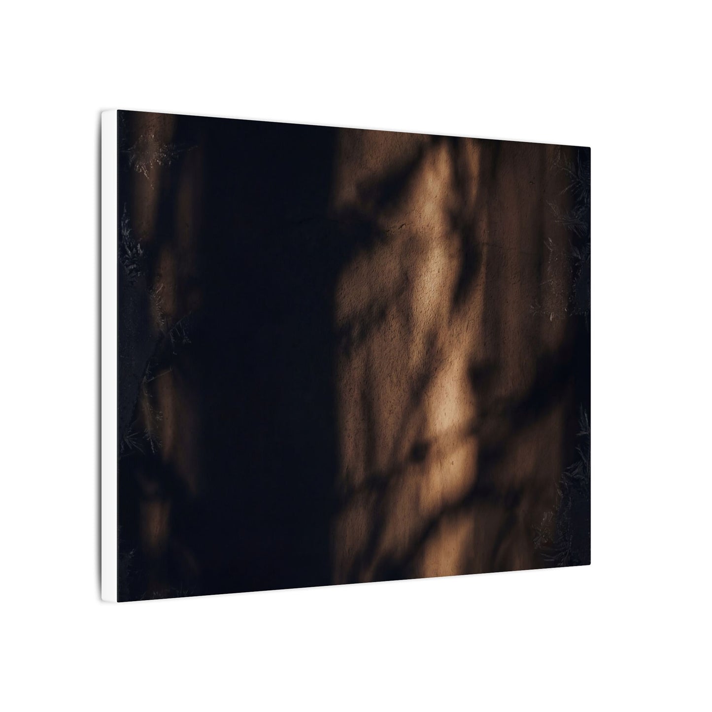 Winter Shadow Play Moody Minimal Canvas Art | Luxurious Decor