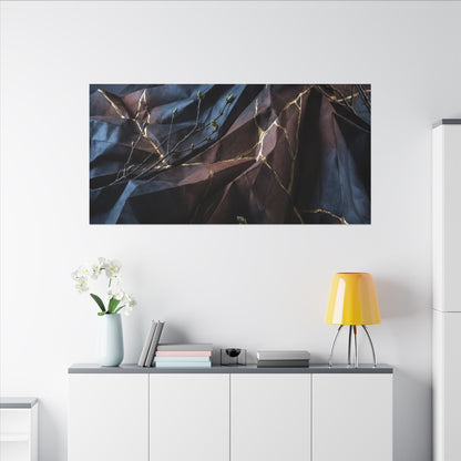 Paper Fold Broken Beauty Canvas Art | Philosophical Kintsugi Art