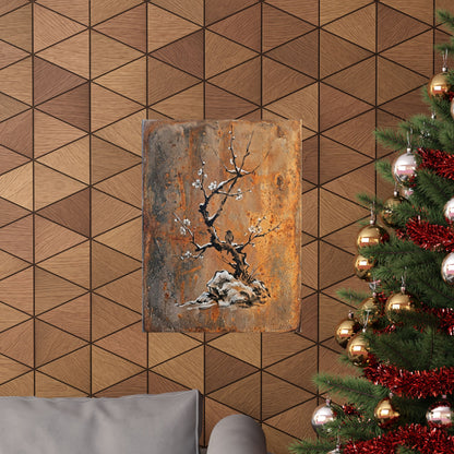 Datsuzoku Rust Patina Wall Art Print - Zen Sumi E