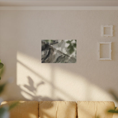 Spring Paper Fold Watercolor Canvas Art | Warm Decor