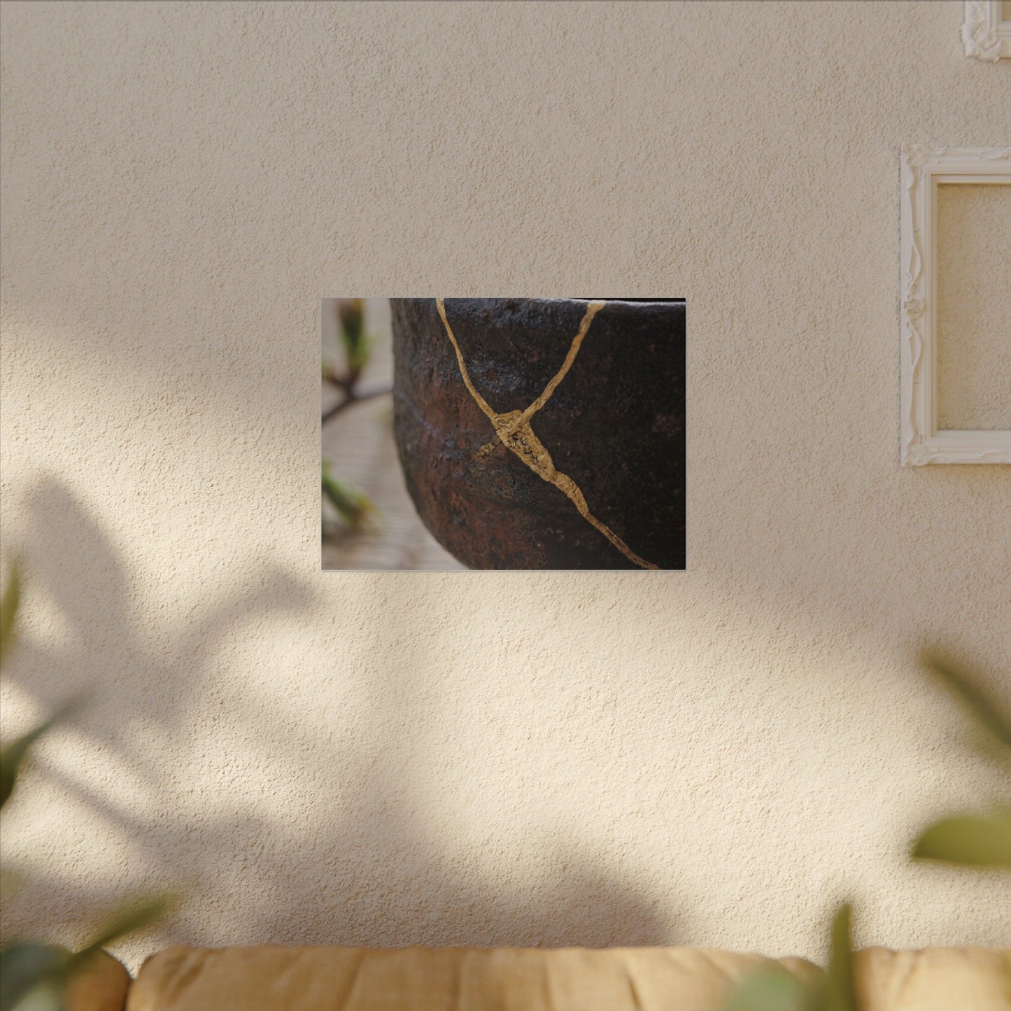Dawn Tea Ceremony Canvas Art - Kintsugi Mono No Aware