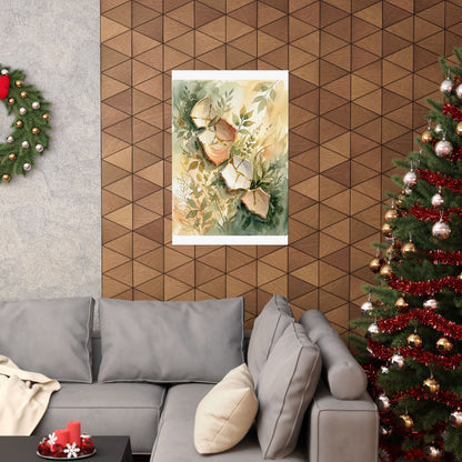 Ma Broken Pottery Wall Art Print - Japandi Watercolor