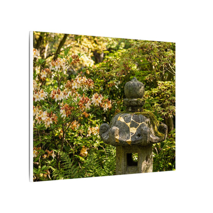 Spring Stone Lantern Gold Repair Canvas Art | Beautiful Decor