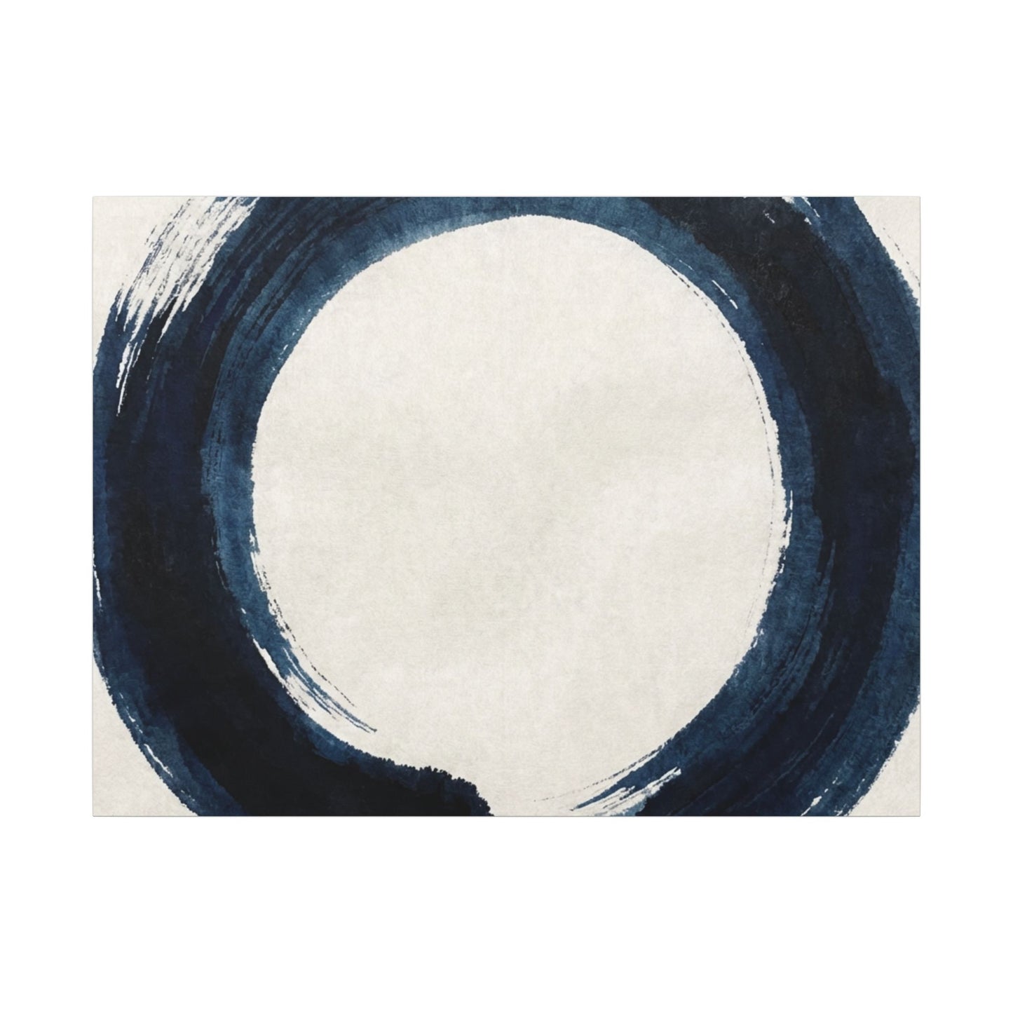 Balanced Meditation Zen Enso Canvas Art