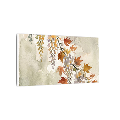 Ma Wisteria Canvas Art - Japandi Watercolor