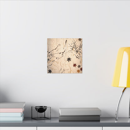 Golden Hour Shoji Screen Canvas Art - Japandi Fukinsei