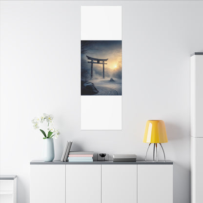 Zen Torii Gate in Golden Hour | Karesansui Canvas Art