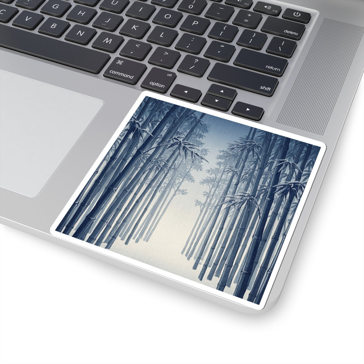 Bamboo Grove Winter Sticker | Zen Contemplative Design