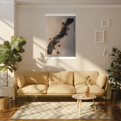 Dawn Ink Brushstroke Canvas Art - Kintsugi Ma