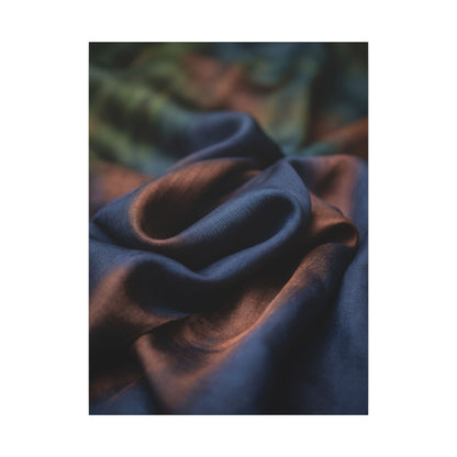 Summer Silk Drape Shadow Zen Canvas Art | Sophisticated Decor