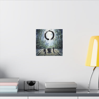 Seijaku Tea Ceremony Canvas Art - Zen Enso