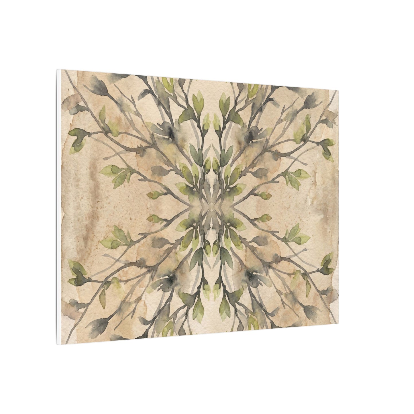 Shibui Shadow Play Canvas Art - Japandi Watercolor