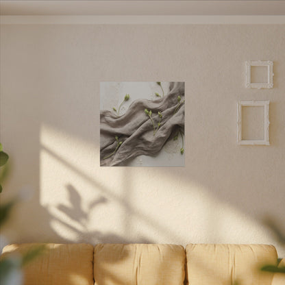 Overcast Silk Drape Canvas Art - Japandi Ma