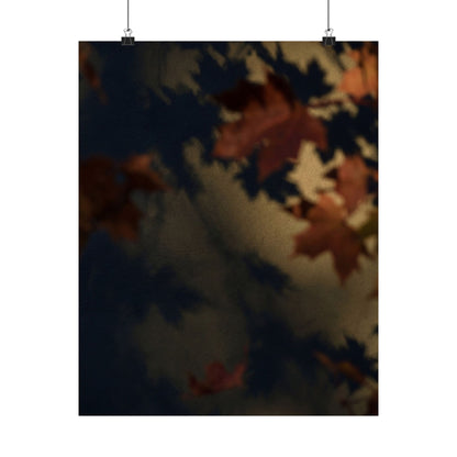 Dark Japandi Shadow Play in Golden Hour | Moody Minimal Wall Art Print Art Print
