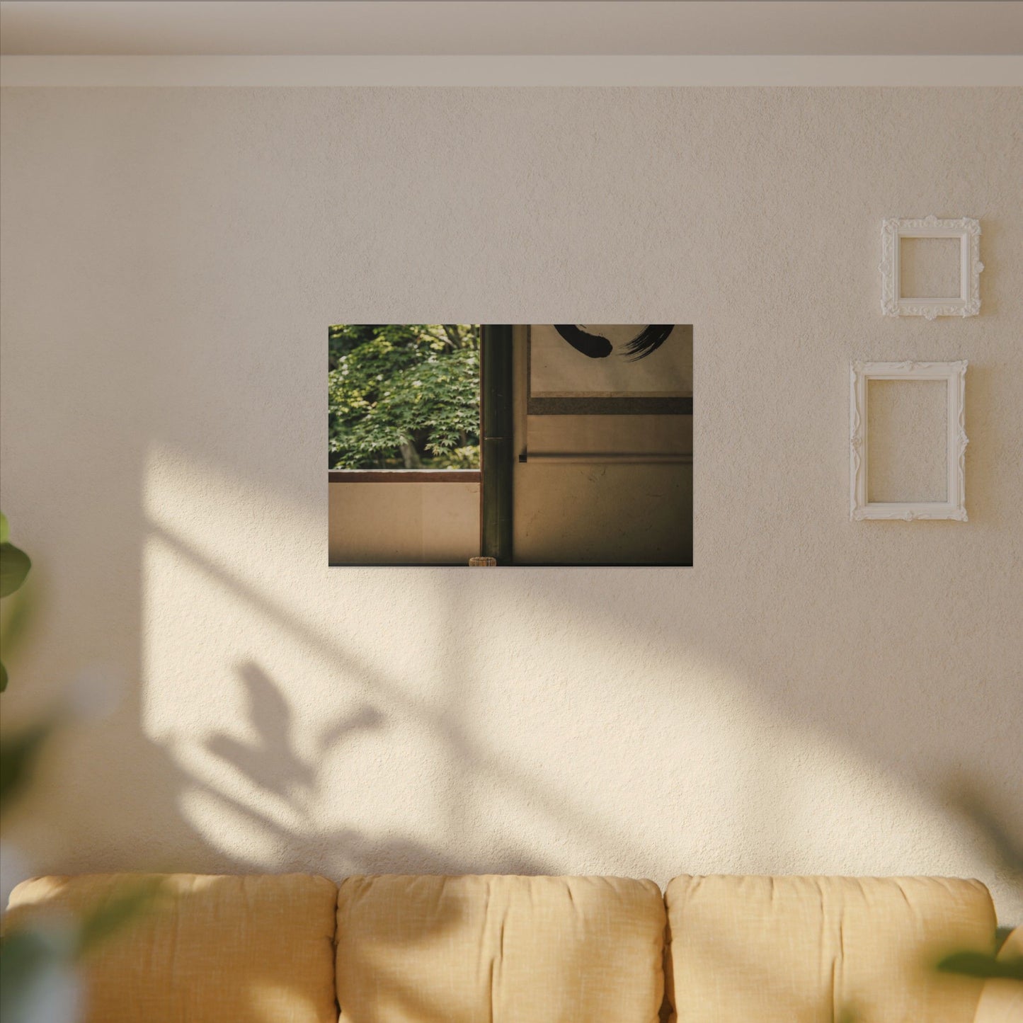 Tea Ceremony Enso Canvas Art | Serene Zen Art
