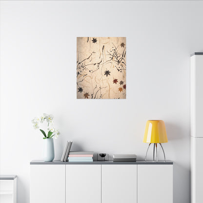 Golden Hour Shoji Screen Canvas Art - Japandi Fukinsei