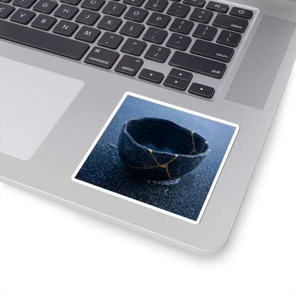 Moonlight Ceramic Bowl Sticker - Kintsugi Kanso