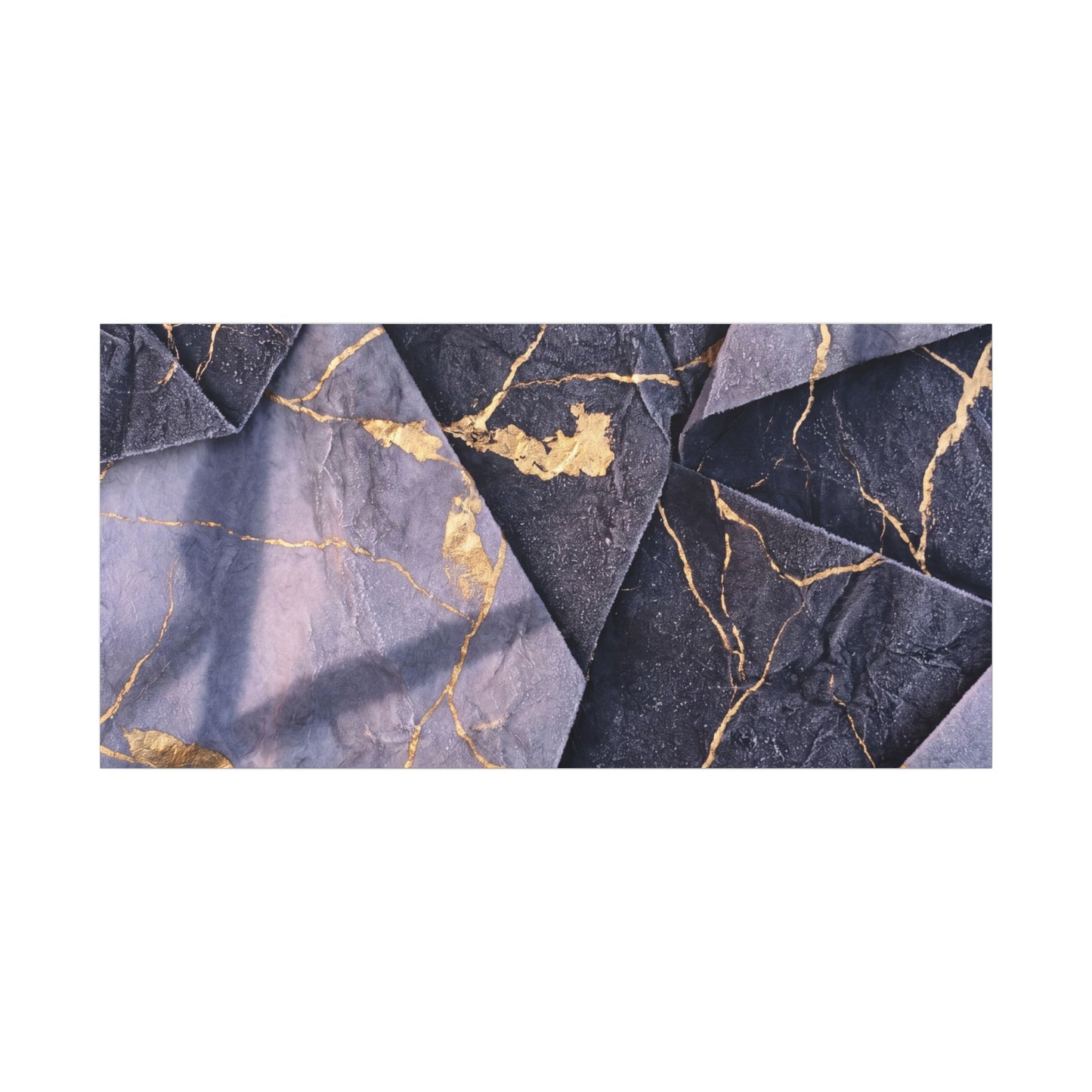 Seijaku Paper Fold Canvas Art - Kintsugi Gold Vein