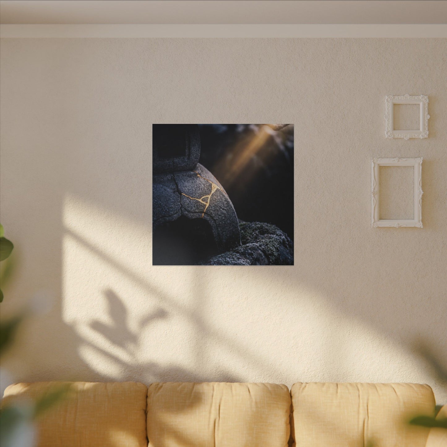 Ma Moonlit Garden Canvas Art - Kintsugi Broken Beauty