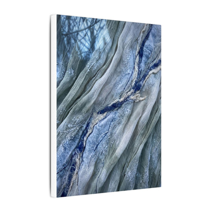 Moonlight Silk Drape Canvas Art - Japandi Mono No Aware