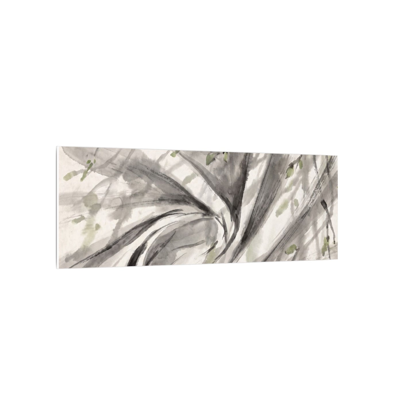 Silk Drape Spring Canvas Art | Zen Contemplative Design
