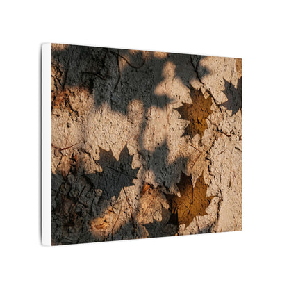 Cozy Shadow Play Canvas Art - Texture Japandi