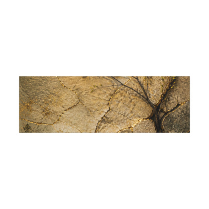 Cracked Earth Spring Canvas Art | Japandi Warm Design