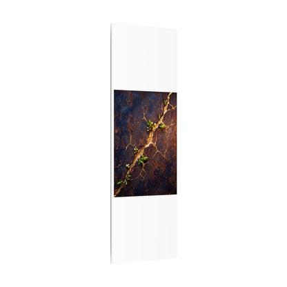 Rust Patina Spring Canvas Art | Kintsugi Resilient Design