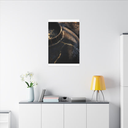 Kintsugi Rust Patina in Golden Hour | Broken Beauty Canvas Art
