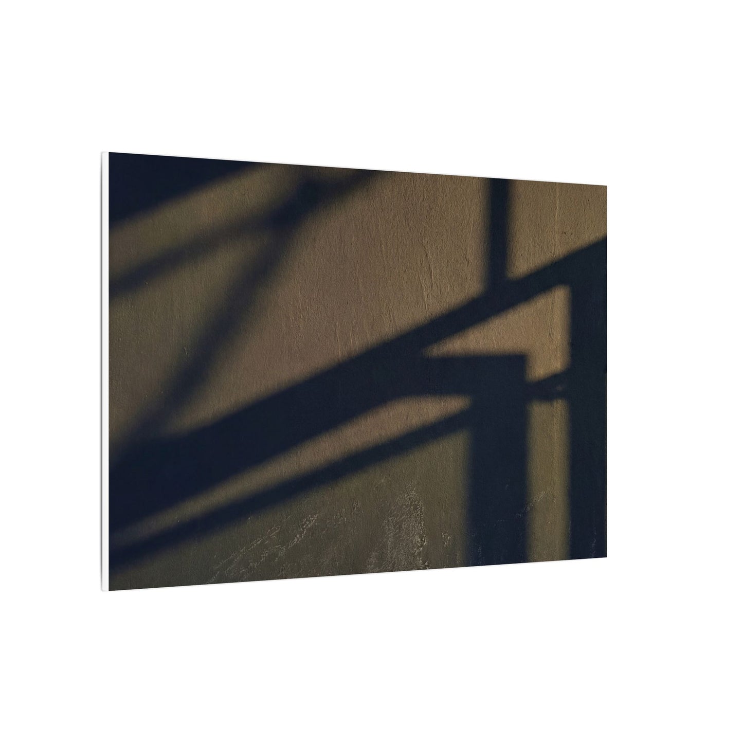 Sophisticated Shadow Play Canvas Art - Moody Minimal Dark Japandi
