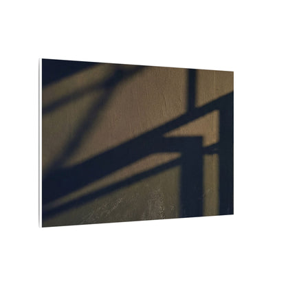Sophisticated Shadow Play Canvas Art - Moody Minimal Dark Japandi